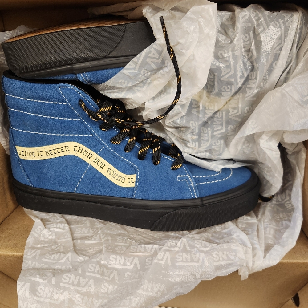 Vans Blue High-Top Sneakers Parks Project